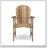 Outdoor Weather Resistant Acacia Wood Adirondack Dining Chairs, Set Of 2, Durable And Stylish For Patio And Backyard-2100107440
