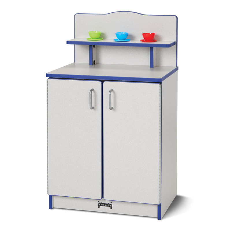 Rainbow Accents® Culinary Creations Kitchen Cupboard, Gray/Blue