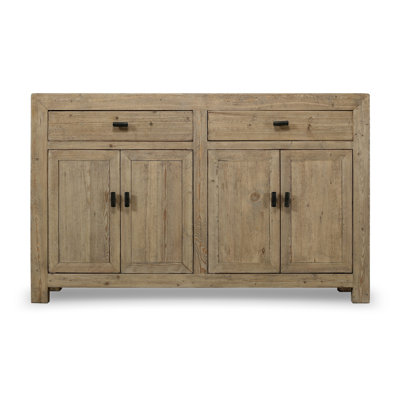 57" Long Two Drawers Sideboard Weathered Neutral 57X18x36h by Lily
