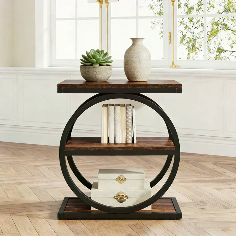Table de bout moderne à 3 niveaux avec canapé, table de bout moderne