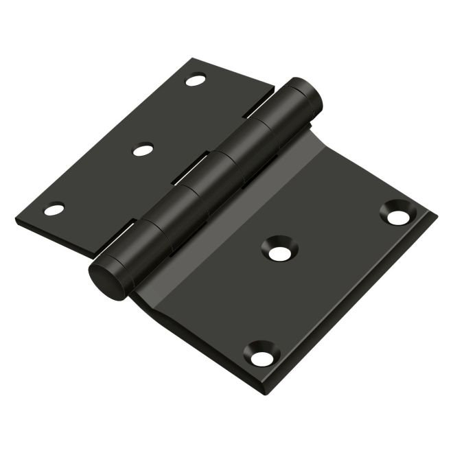 Charnière en demi-surface Deltana DHS3035U10B 3 "x 3-1 / 2" en bronze huilé, Bronze huilé