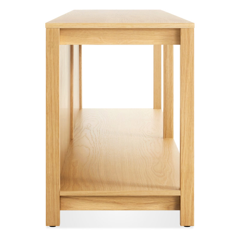 Open Plan Storage Bench, White Oak