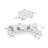Seigler Modern Sofa Sand 3Pcs Sectional Living Room Furniture Reversible Chaise Sofa And Ottoman Polyfiber Linen Like Fabric Cushion Couch