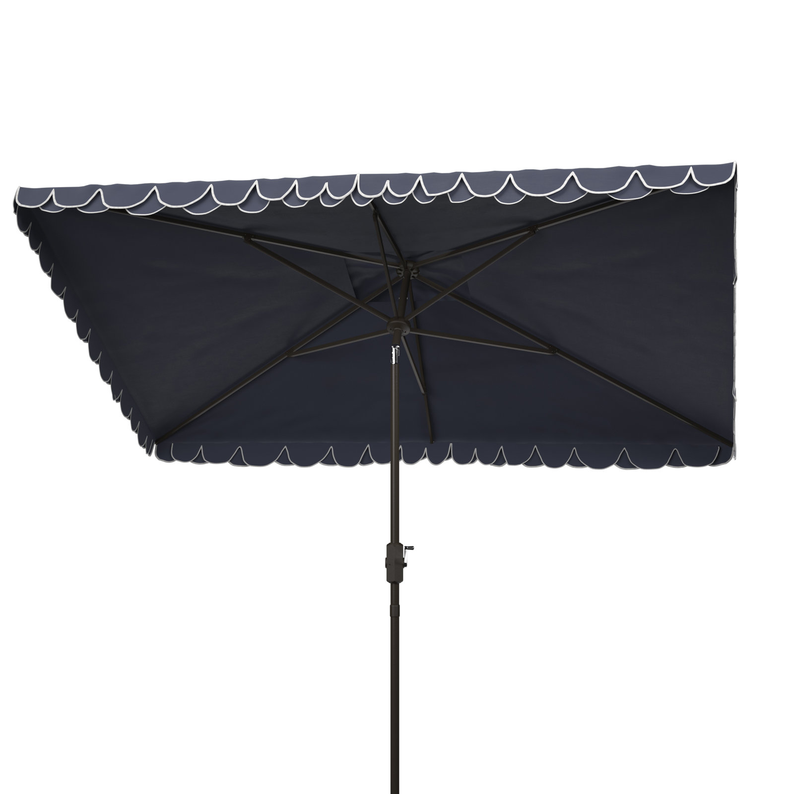9.8' Market Umbrella, Navy/White
