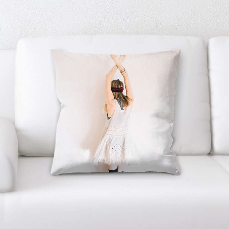 Microsuede Throw Pillow