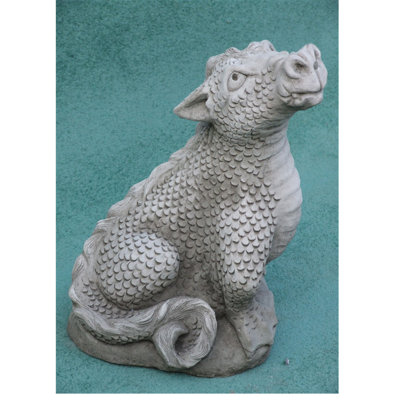 Lugo Animals Weather Resistant Stone Garden Statue