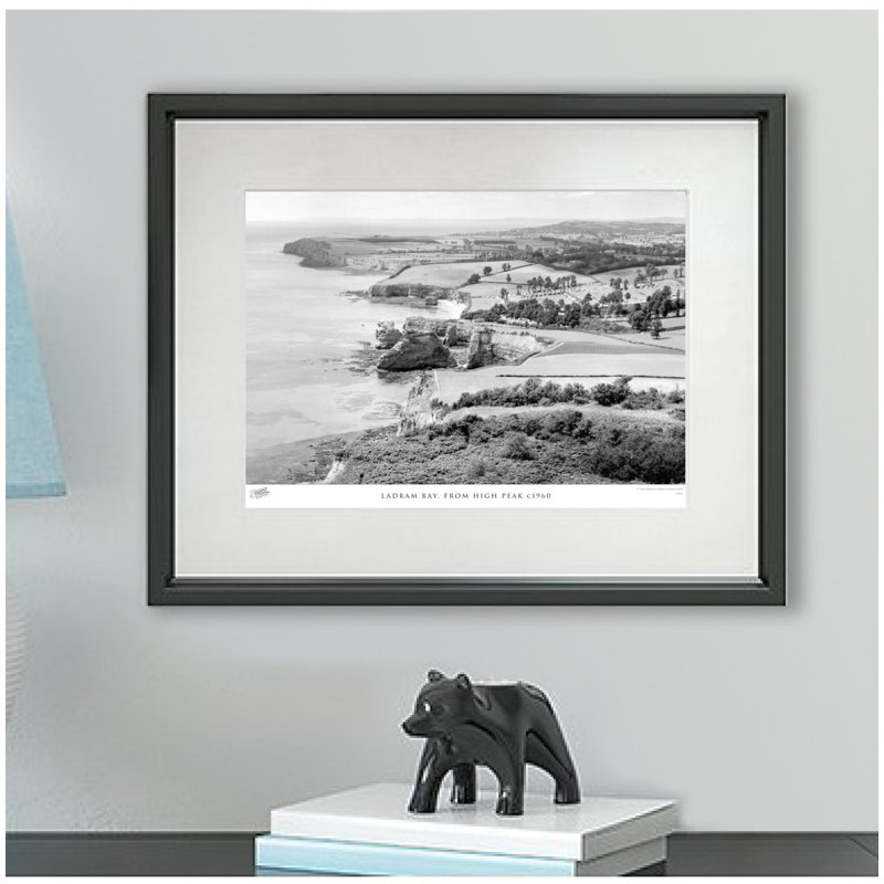 Ladram Bay, From High Peak C1960 by Francis Frith - Single Picture Frame Print, 45cm H x 60cm W x 2.3cm D
