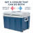 Ivation 47.5 Quarts Serving Station / Cart Cooler with wheels