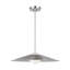 Luminaire suspendu de cuisine 1 lumière Astra avec abat-jour nickel brossé-112699634