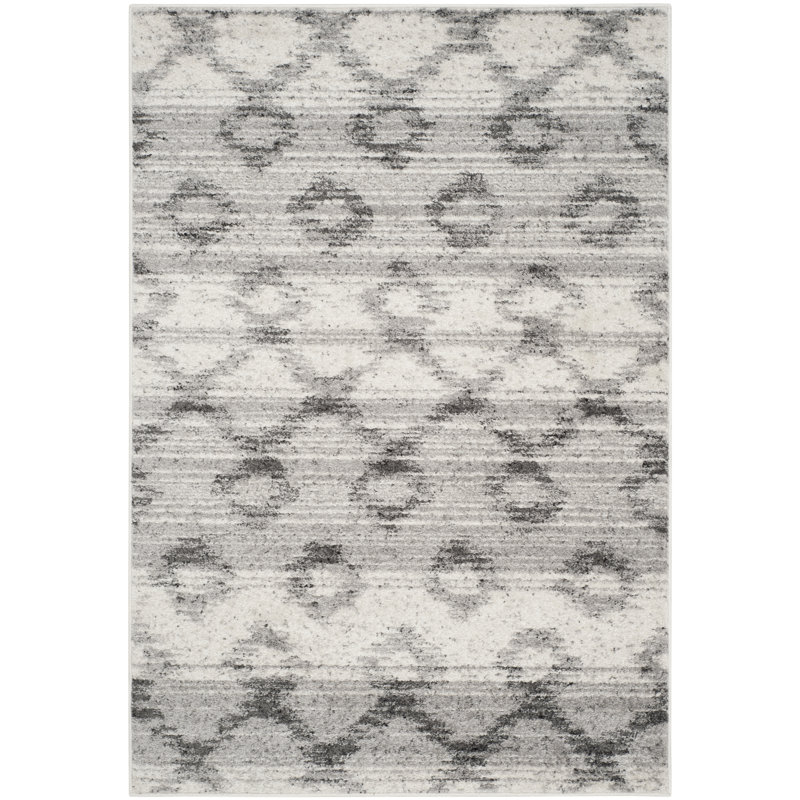 Muniz Performance Geometric Rug, Rectangle 4' x 6'