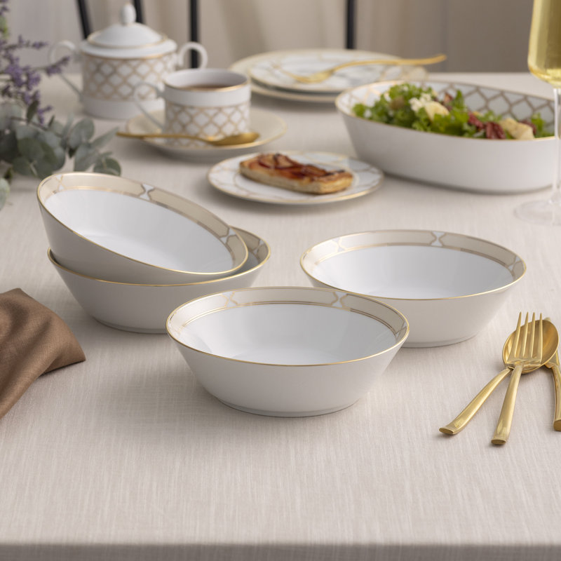 Service de table 12 pièces, service pour 4 Noritake Eernal Palace, Or