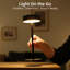 Lampe de table sans fil à DEL, rechargeable par USB + lampes d'extérieur à énergie solaire, à intensité variable, 3 couleurs, batterie 4000 mAh-113147031