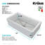 Évier de cuisine KRAUS Turino ™ réversible 33 pouces L-115269390