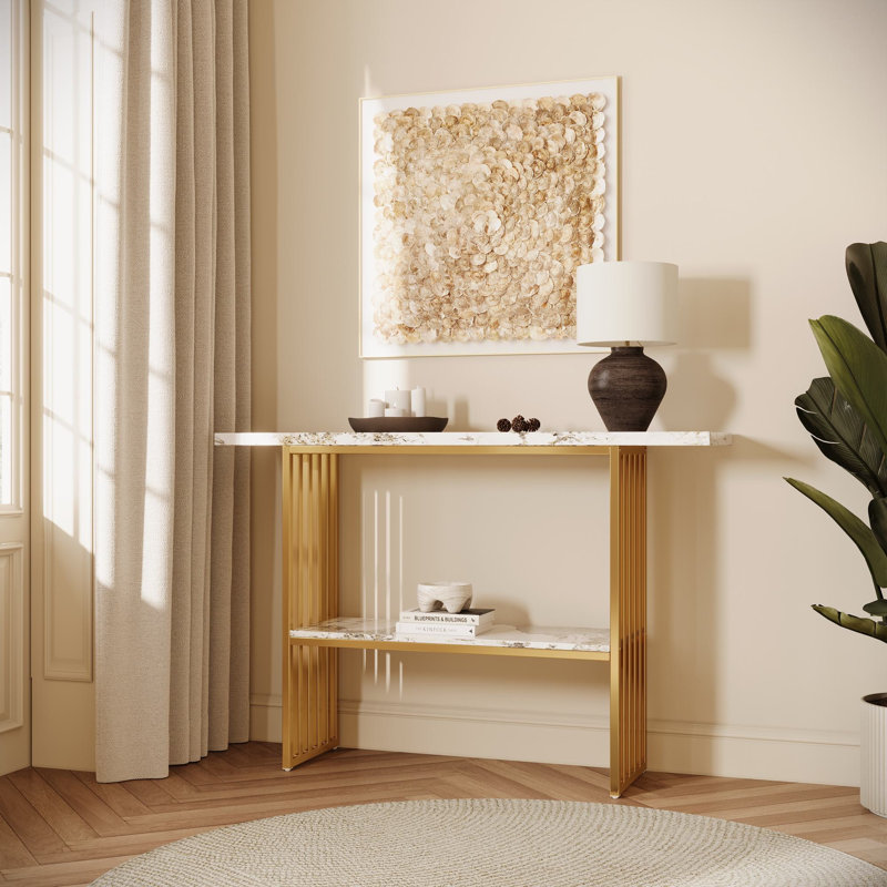 Console moderne en métal 47,24 po Jeyden