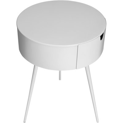 Biscette 16'' W Metal Nightstand