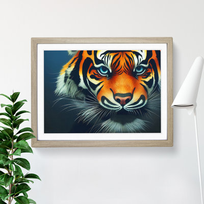 Fierce Tiger - Single Picture Frame Print