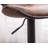 Masaccio Weathered Upholstery Airlift Adjustable Swivel Barstool With Chrome Base-546061885