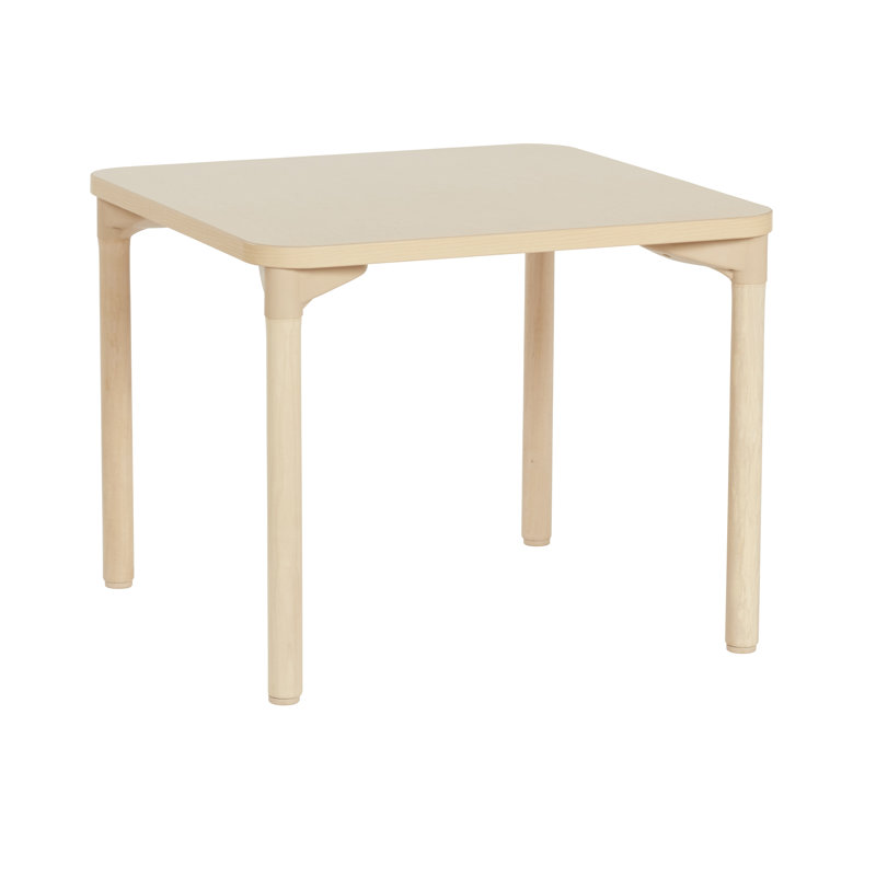 Carré - Table d'activités pour étudiants, Érable clair, H 20 po x L 30 po x l 30 po