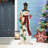 Lindia Lighted Wooden Christmas Snowman Porch Decor