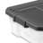 Sterilite Clear Plastic Stacking Storage Containers w/ Lid-98364570-98364567