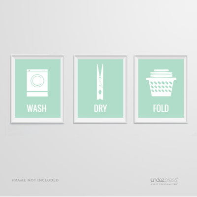 " Laundry Room " 3 - Pieces