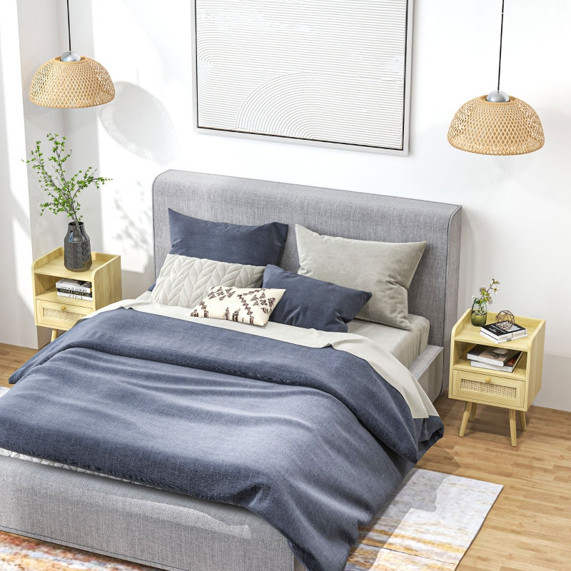 40 cm W Bedside Table
