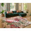 Hand Tufted Wool Floral Area Rug in Red-1037550834