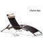 Chaise longue d'extérieur en osier Luxury