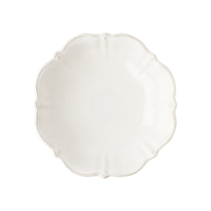 Berry & Thread Serving Bowl, Whitewash, 13"