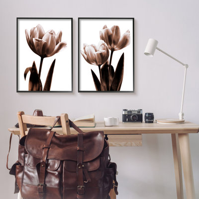 Contemporary Tulips par Sally Swatland - Ensemble de 2 photos