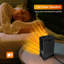 Living And Home 1500 Watt 5118 BTU Electric Radiator Space Heater with Adjustable Thermostat and with Digital Display