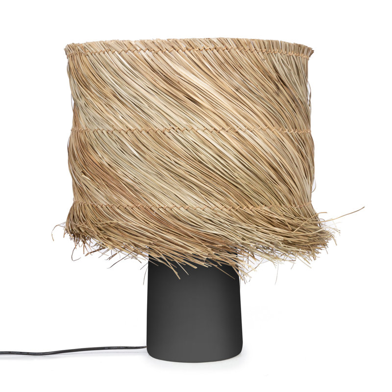 Ceramic Table Lamp, Black