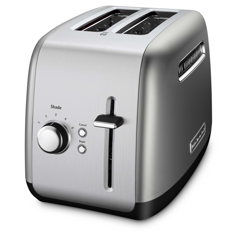 KitchenAid® 2-Slice Toaster with Manual Lift Lever, Contour Silver