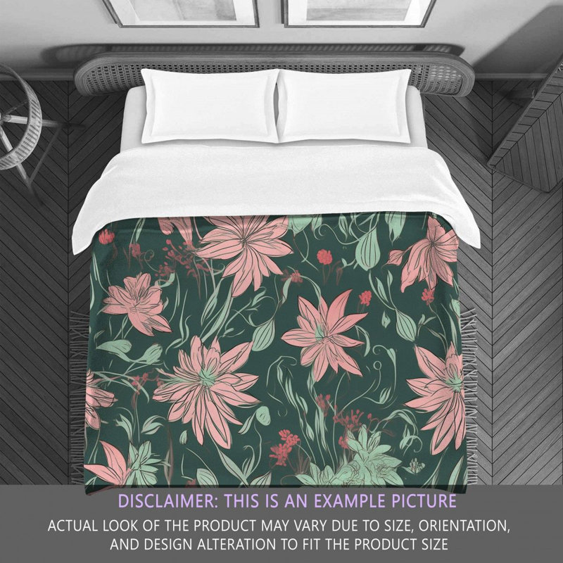 Ilynn Avgerinos Polyester Floral Comforter, Twin Comforter