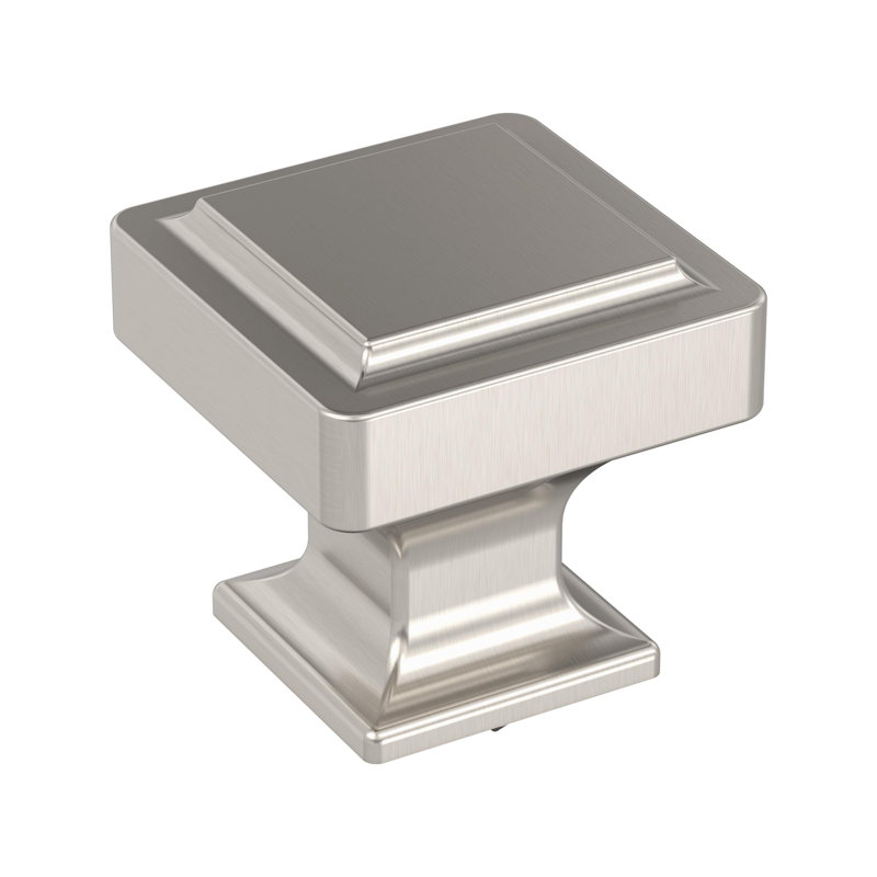Poignée d'armoire de 1 3/16 po (30 mm) Eleva - paquet de 10, Nickel satiné, 10