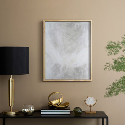 Snowdrift II Framed Print - Solid Wood