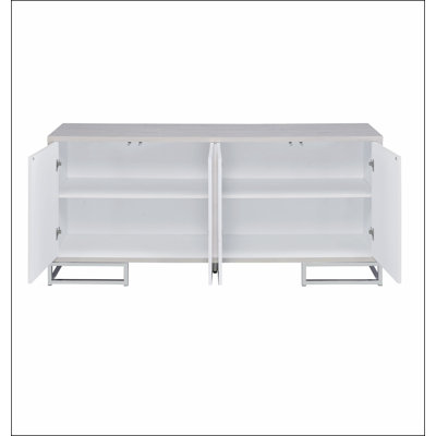 Armoire console Panos Marcle Paint & Chrome