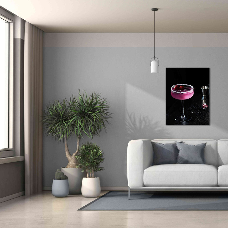 Latitude Run® «Purple Rain» par Epic Portfolio, art mural sur toile, H 34 po x l 26 po x P 1,5 po