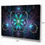«Blue Fractal Flower», impression sur toile tendue-18271894