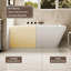 Baignoire de trempage autoportante à surface solide blanche 59 po. X 28 po. Casainc