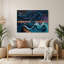 «Music Sound Waves and Frequences», art mural en métal gris-106451882
