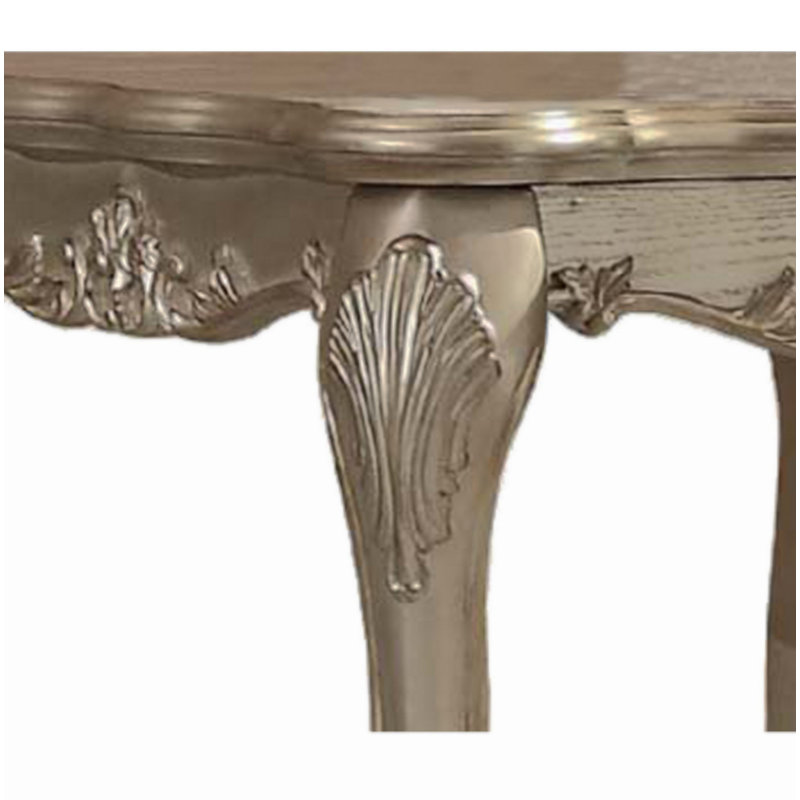 Table de bout en bois patiné