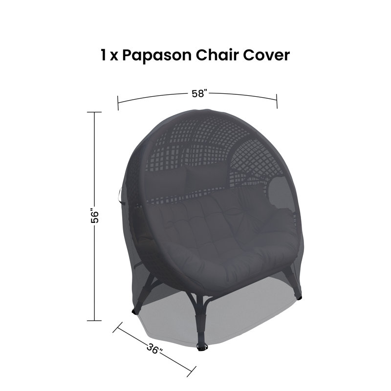 Housse pour chaise en osier Damarie