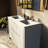 Navy Blue Double Bath Vanity 48 In. W X 20 In. D, With White Quartz Top-117978837
