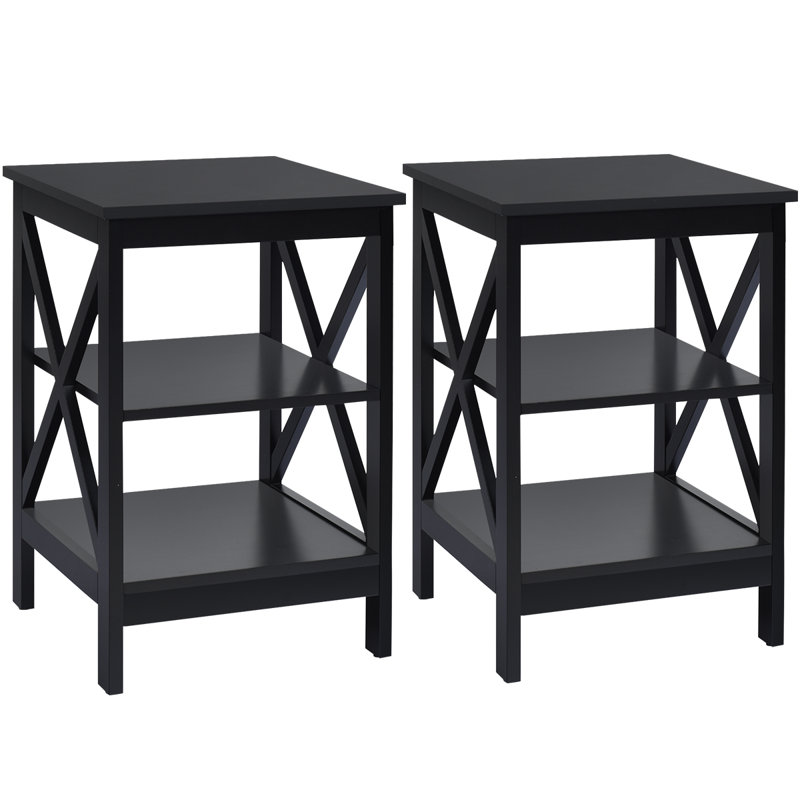 Pulaski Side Table Set, Black