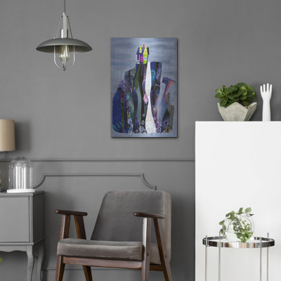 Red Barrel Studio® 'Up 4' by Artpoptart Metal Wall Art