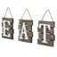 3 Piece Eat Rustic Wood Wall Décor Set