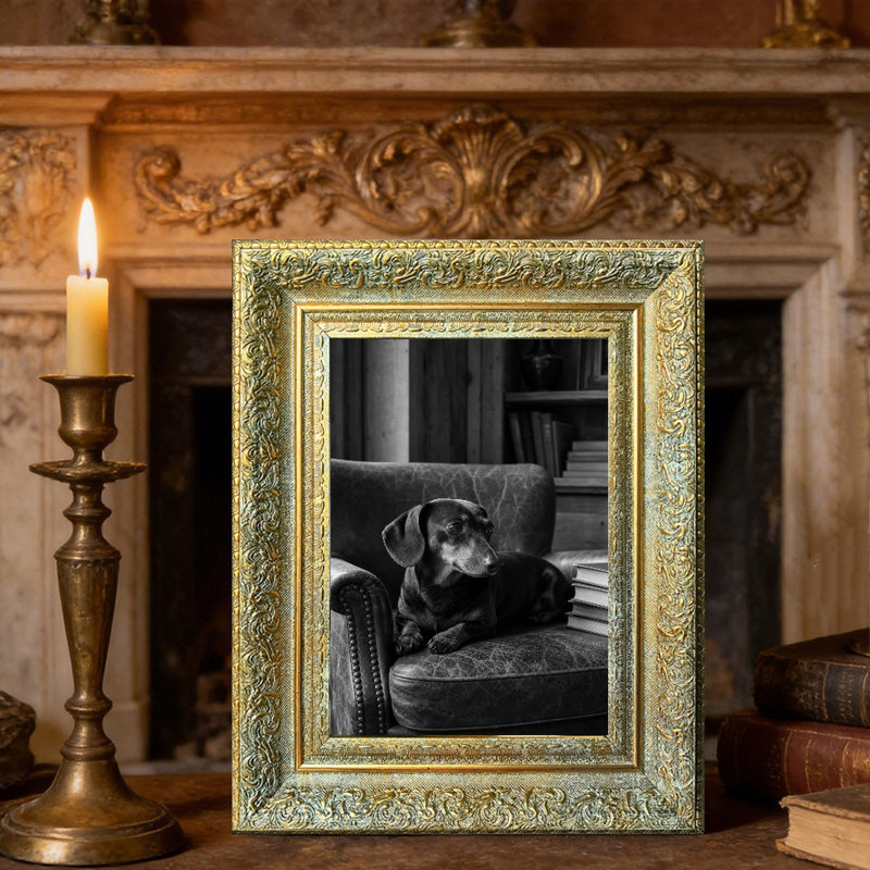 Cadre 3 photos or antique antique pour photos et décor de bureau 11 po x 14 po, Antique Gold, 3, 11" W x 14" H
