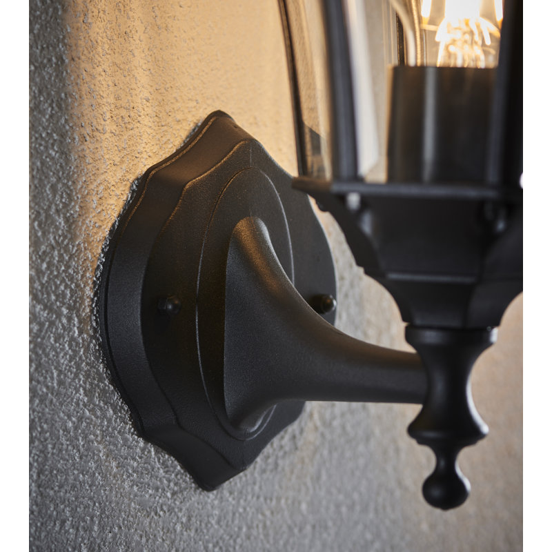 Beijing Black 41cm H Outdoor Wall Lantern