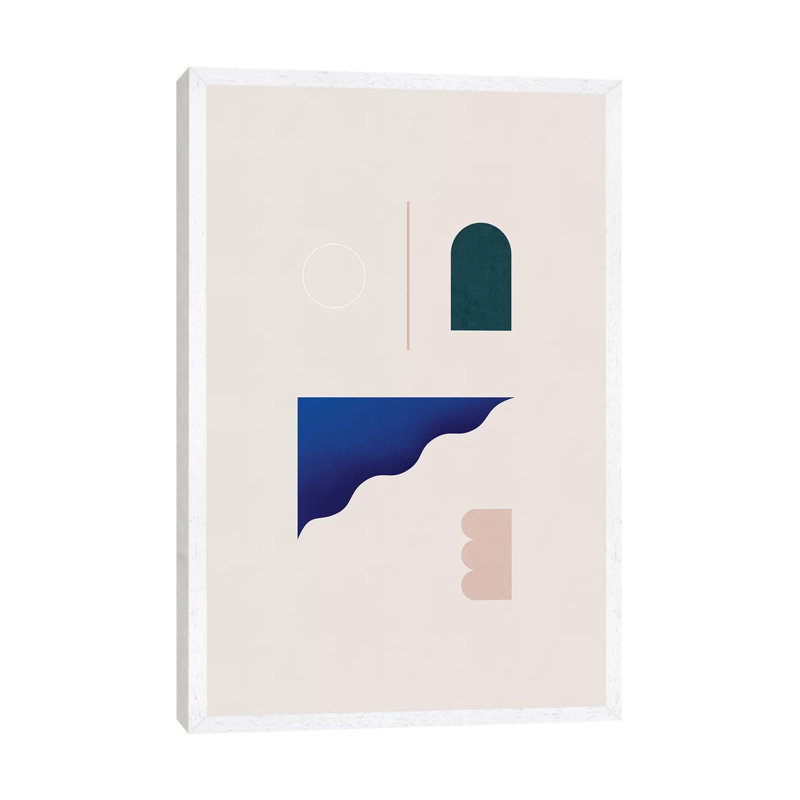 Sure by Jordan Bolton - Print on Canvas, 66.04 cm H x 45.72 cm W, White Framed